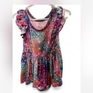 Little Sleepies PLAY Colorful Star Print Twirl Dress
